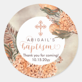 ボホパーム葉開花アジサイ ラウンドシール