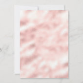 ボホパーム ダスティピンク ローズ ウェディング セーブザデート (裏面)