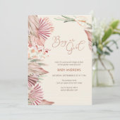ボホパーム ドライド トロピカル フォリアージュ 性別発表 招待状 (スタンド正面)