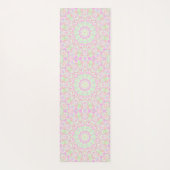 ボホヒッパイエクレクティックファンキーパステルカラフルマンダラ ヨガマット (裏面)