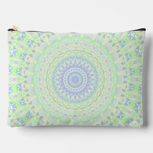 ボホヒッパイエクレファンキークティック春パステルマンダラ アクセサリーポーチ (正面)