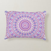 ボホヒッパイグルーヴファンキーィボヘミアン万華鏡のように千変万化するパターン アクセントクッション (裏面)