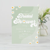 ボホヒッピービベスセージグリーンフェスティバルブライダルシャワー 招待状 (スタンド正面)