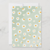 ボホヒッピービベスセージグリーンフェスティバルブライダルシャワー 招待状 (裏面)