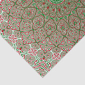 ボホヒッピーファンキーストリップ(幻覚体験)のような華美クリスマス曼荼羅 薄葉紙 (詳細)