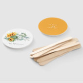 ボホヒマワリ結婚ユーカリ ハンドファン (組立なし)