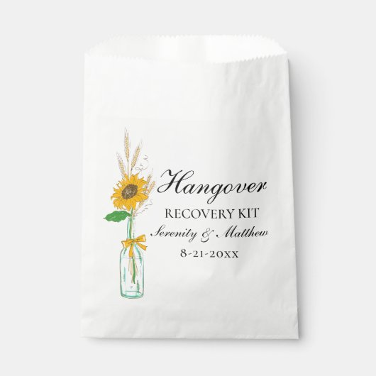 ボホヒマワリ黄色フローラ結婚ズハングオーバーキット フェイバーバッグ (正面)