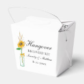 ボホヒマワリ黄色フローラ結婚ズハングオーバーキット フェイバーボックス (裏面サイド)