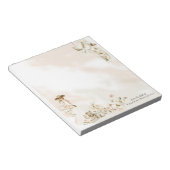 ボホヒョウ |レディフローラブライダルシャワーのお願い ノートパッド (アングル)