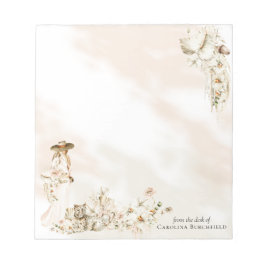 ボホヒョウ |レディフローラブライダルシャワーのお願い ノートパッド