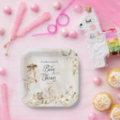 ボホヒョウ |女性の熱帯フローラの赤ちゃんシャワー ペーパープレート (パーティー)