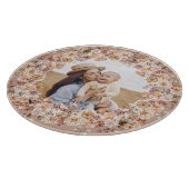 ボホビーウォーター色フローラカスタムフォトママ カッティングボード (角)