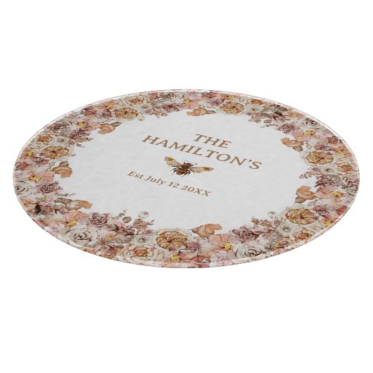 ボホビーウォーター色フローラカスタム設立 カッティングボード (角)