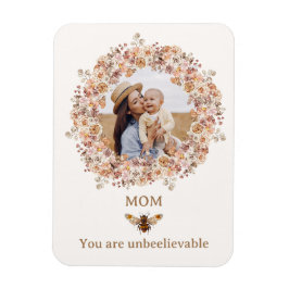 ボホビーウォーター色ワイルドフラワーカスタムフォトママ マグネット