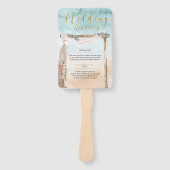 ボホビーチアーバー結婚海の旅程 ハンドファン (正面)