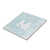 ボホビーチウッドモノグラム素朴コーストモダン タイル (側面)