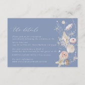 ボホビーチエレガントなウェディング詳細エンクロージャカード エンクロージャーカード (正面)