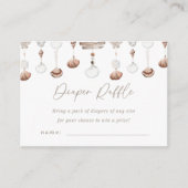 ボホビーチシェルおむつラッフルエンクロージャカード エンクロージャーカード (正面)