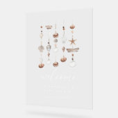 ボホビーチシェル アクリルサイン (傾斜)