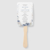 ボホビーチデスティネーションハンプトン結婚式 プログラム ハンドファン (正面)