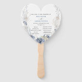 ボホビーチデスティネーションハンプトン結婚式 プログラム ハンドファン (正面)