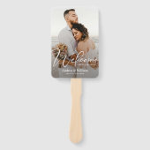 ボホビーチフォト結婚式 プログラム ハンドファン (正面)