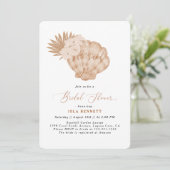 ボホビーチブライダルシャワー彼女はYes招待状 招待状 (スタンド正面)