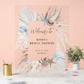 ボホビーチブライダルシャワー アクリルサイン (ウェディング)