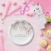 ボホビーチブライダルシャワー ペーパープレート (パーティー)