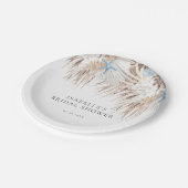 ボホビーチブライダルシャワー ペーパープレート (アングル)