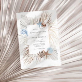 ボホビーチ結婚式 招待状