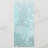 ボホビーチ行先結婚式海海岸沿い メニュー (裏面)