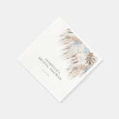 ボホビーチ ブライダルシャワー スタンダードカクテルナプキン (角)