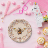 ボホビー水彩野花 ペーパープレート (パーティー)