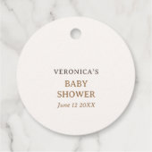 ボホビー水彩野草赤ちゃんシャワー フェイバータグ (裏面)