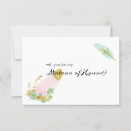 ボホピンクと金ゴールドの名誉の私のマトロン