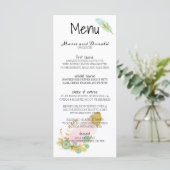 ボホピンクと金ゴールドの羽 メニュー (スタンド正面)