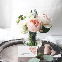 ボホピンクの花パンパスグラス結婚ズ座席表