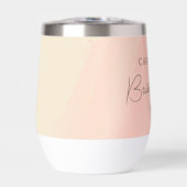 ボホピンクイエロースクリプトカスタムブライダルシャワー (正面)