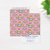 ボホピンクイヤリングネックレスジュエリーディスプレイカード (デスク)