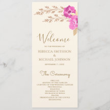 ボホピンクオーキッドフローラアイボリー結婚ズ