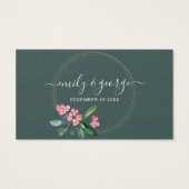 ボホピンクキリストトーン開花結婚ズ飲料チケット (裏面)