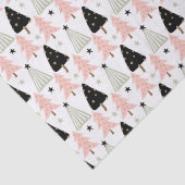 ボホピンクグリーンブラッククリスマスツリーホリデークリスマス 薄葉紙 (詳細)