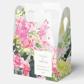 ボホピンクグリーン熱帯ブーゲンビリア結婚ズ フェイバーボックス (オープン)