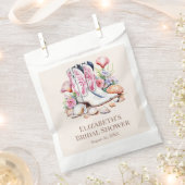 ボホピンクコースト女性のカーボーイブーツブライダルシャワー フェイバーバッグ (クリップ留めされた状態)