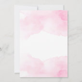 ボホピンクザブライドは9クラウドブライダルシャワー 招待状 (裏面)