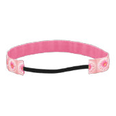 ボホピンクデイジークラウン アスレチックヘッドバンド (裏面)