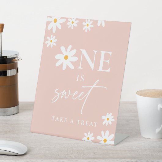 ボホピンクデイジーグルービー誕生日ワンズスウィート 台座サイン (インサイチュ)