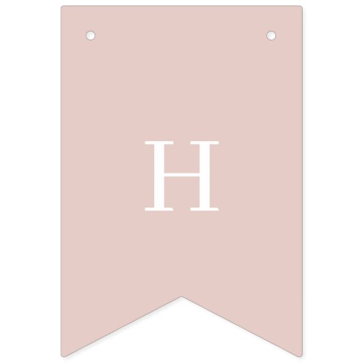 ボホピンクデイジーハッピーバースデーフローラ バンティングフラッグ (第2の旗)