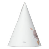 ボホピンクハートと矢印 パーティーハット (左)